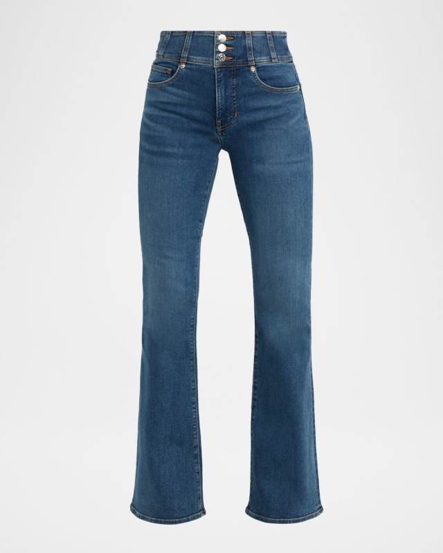 Beverly High-Rise Skinny Flare Jeans